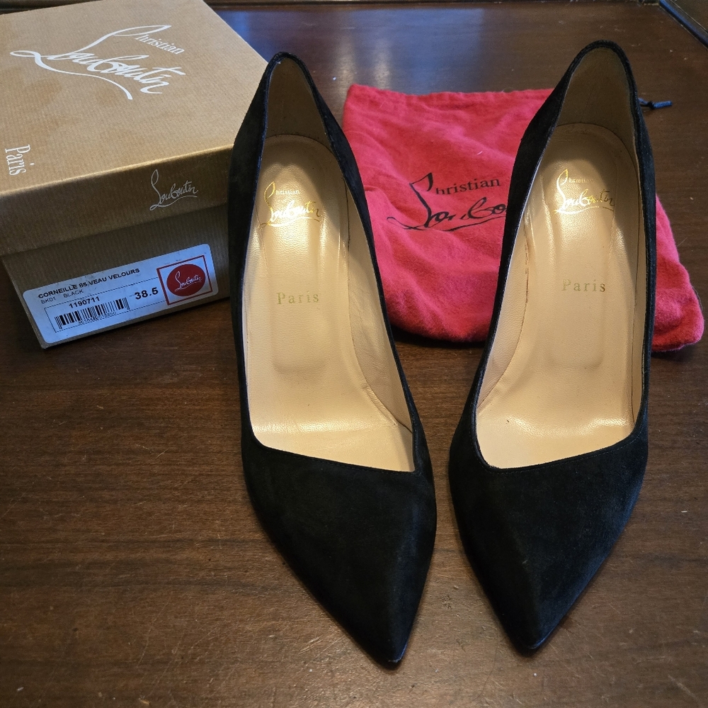 Christian Louboutin Black Stiletto Heels